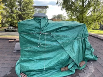 [Hearth.com] Stainless cover vs full chimney cap over masonry crown