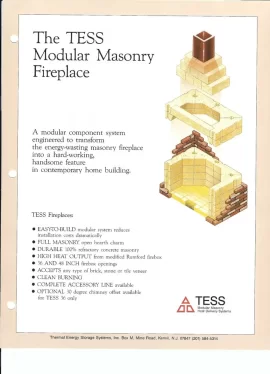 [Hearth.com] TESS Thermal Energy Storage Systems