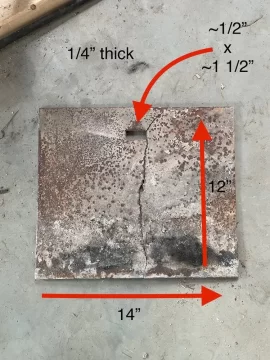 [Hearth.com] Green Lange 6203.  Weld a Side Burn Plate?