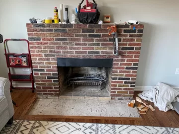 [Hearth.com] Setting a Bluestone Slab Hearth