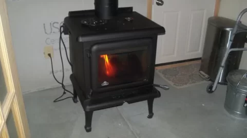 [Hearth.com] Stove Lighting in 15 days J.A. Jung Sirius wood stove..