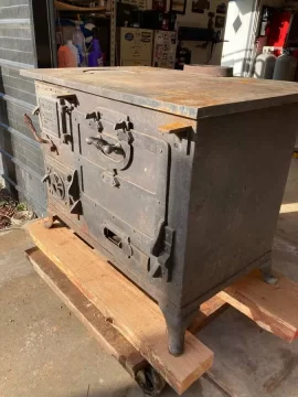 [Hearth.com] Antique Wood Cook Stove with Oven: Alaska 1-21 Washington Wks. Everett Wash.