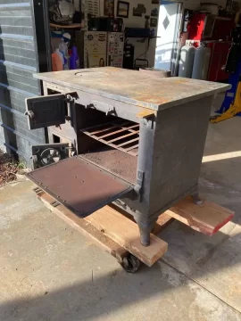 [Hearth.com] Antique Wood Cook Stove with Oven: Alaska 1-21 Washington Wks. Everett Wash.