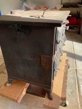 [Hearth.com] Antique Wood Cook Stove with Oven: Alaska 1-21 Washington Wks. Everett Wash.