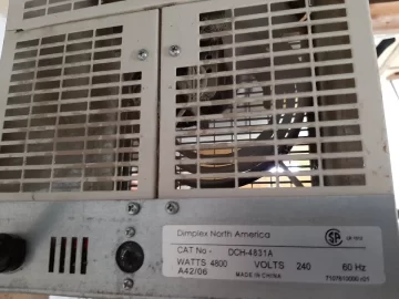 [Hearth.com] Installing external thermostat on a dimplex construction space heater