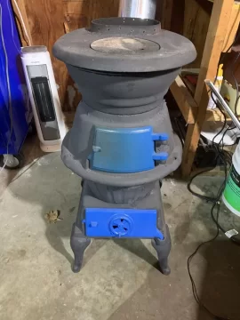 [Hearth.com] Cast Iron Coal Burning stove made in West Germany, Identification and value