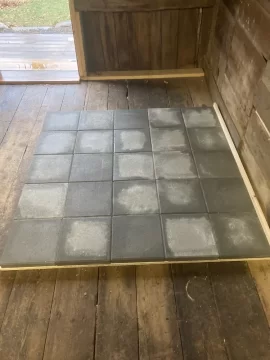 [Hearth.com] Floor protection for an unlisted wood stove.