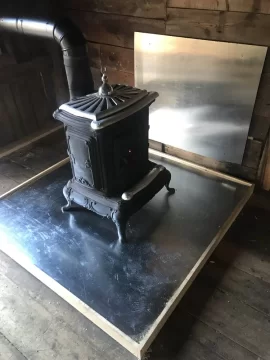 [Hearth.com] Floor protection for an unlisted wood stove.