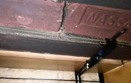 [Hearth.com] Installing Fireplace Doors - Drilling into Lintel