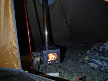 [Hearth.com] Camping tent wood stoves...