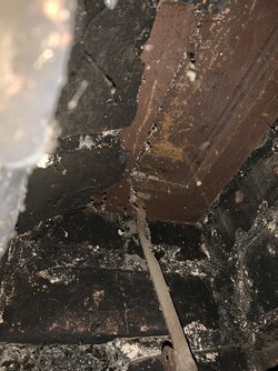 Metal lining removal 1890 Victorian ??