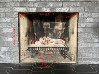 Can I make the Morso 6140 work in my shallow fireplace?