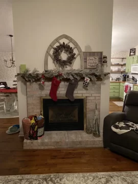 [Hearth.com] Wood stove ceiling clearance with stove tucked halfway in alcove