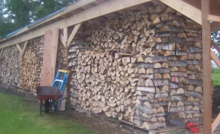 [Hearth.com] How high to stack fire wood?