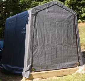 [Hearth.com] shelter logic tarp shed