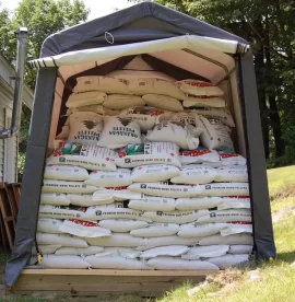 [Hearth.com] shelter logic tarp shed