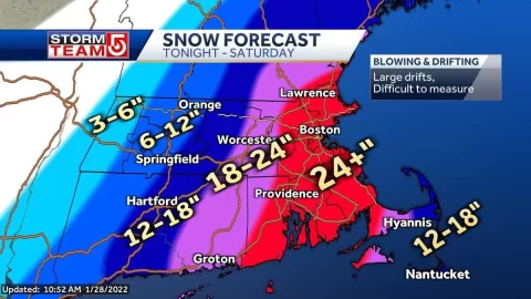 [Hearth.com] 12 to 20 inches along the New England coast with winds