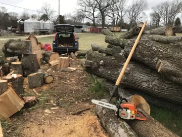 [Hearth.com] How to roll super large logs to buck? By hand.