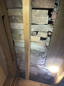 [Hearth.com] One brick width behind my attic wall and the flue .. a disaster?