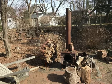 [Hearth.com] Wood Stove, diy outdoor fireplace?