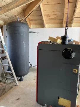 [Hearth.com] Windhager PuroWIN60 wood chip boiler install at sawmill