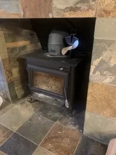 [Hearth.com] New homeowner wood stove through chimney question