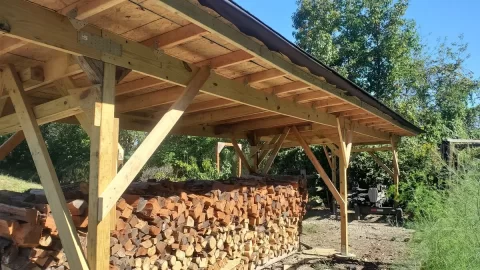 [Hearth.com] Wood Shelter/Canopy