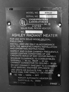 [Hearth.com] Help identifying an old Ashley wood stove