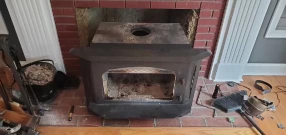 [Hearth.com] Removal of Regency I3100L - this was easy!!!!