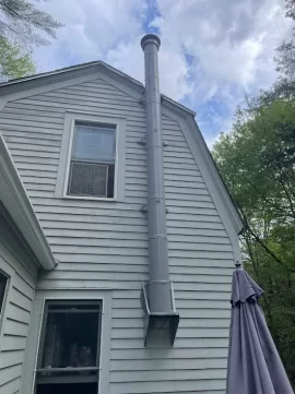 [Hearth.com] Wire brush on metal chimney -- how bad to use once more?