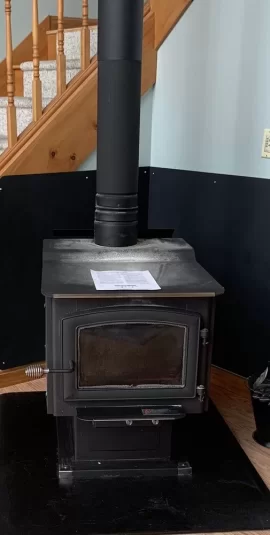 [Hearth.com] Build up on top off wood stove