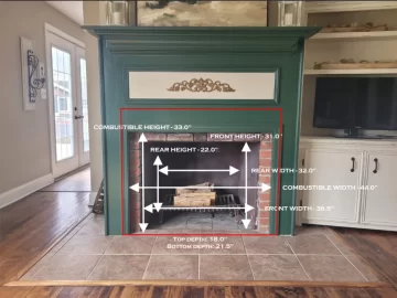 [Hearth.com] Wood insert for an unusual fireplace