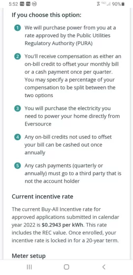 [Hearth.com] Does anyone have an export/sell all solar setup? I can get a sell all system that pays .29 kwh.