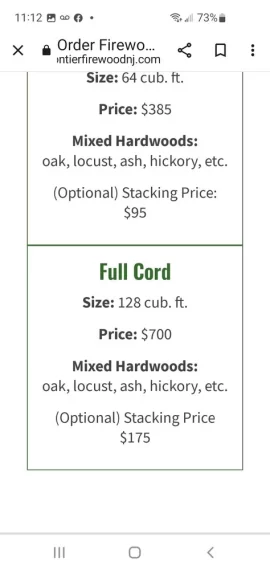 [Hearth.com] Ridiculously high firewood price