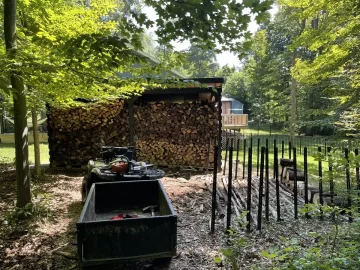 [Hearth.com] 10 Cord Wood Shed Finished!