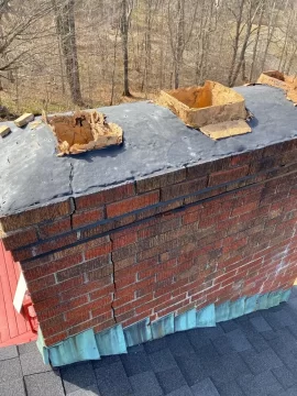 [Hearth.com] Alternatives to rebuilding a badly damaged brick chimney?