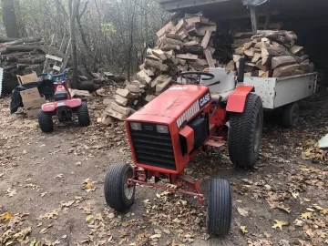 [Hearth.com] Just some pics - Case Garden Tractor and Wood