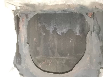 [Hearth.com] BK install question.. chimney pipe hole