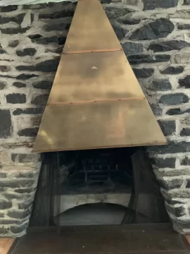 [Hearth.com] Insert/Stove for Triangle Shaped  Fireplace in Mid Century Home