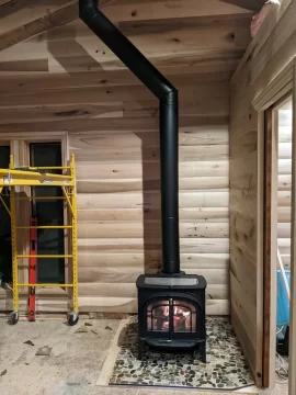 [Hearth.com] Drolet 1880 install - Interior or Exterior Pipe Run