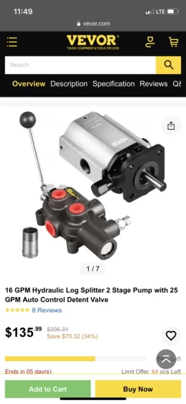 [Hearth.com] 4 way wedge on home build splitter