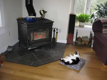 [Hearth.com] New install with a cathedral ceiling