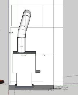 [Hearth.com] Help with double wall stove pipe to masonry chimney.