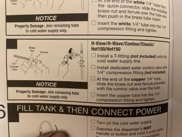 [Hearth.com] Insinkerator top spout broke and replacement part had no brass nut and ferrule for water line connection!