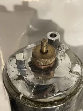 [Hearth.com] Insinkerator top spout broke and replacement part had no brass nut and ferrule for water line connection!