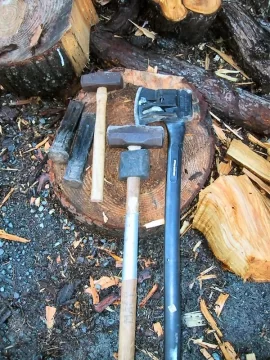 [Hearth.com] Splitting wood - wedges vs maul vs splitting axe?