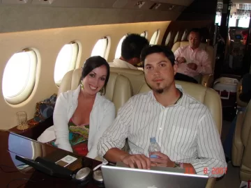 [Hearth.com] On the plane with the team from Colorado 2007 World Series