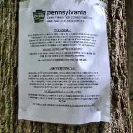 [Hearth.com] PA DCNR Bigfoot warning signs