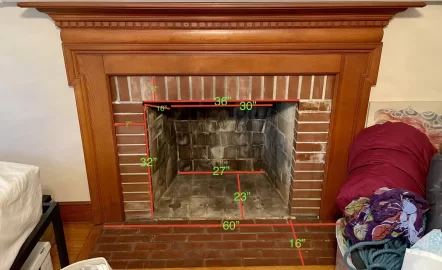 [Hearth.com] Existing fire place, 36 x 32 opening: should we go with insert or free standing?