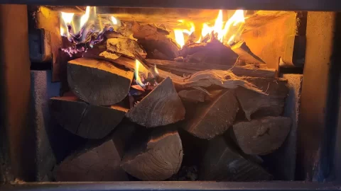 [Hearth.com] Top down fire